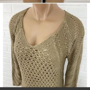 Tan knit sweater